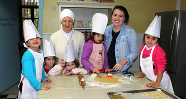 kitchen of the kindergarten